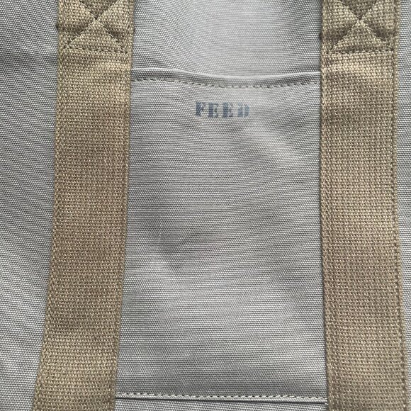 FEED brand Canvas Work Bag/Tote - Army Green $80 - Picture 2 of 14